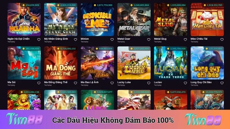 Các dấu hiệu nhận biết không đảm bảo tối đa 100%