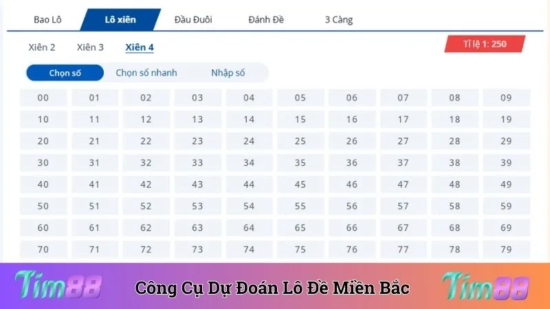 Công cụ hỗ trợ dự đoán lô đề miền Bắc nhanh thắng nhất