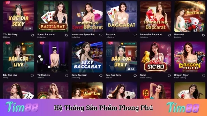 Nhà cái hỗ trợ hệ thống sản phẩm phong phú cho đại lý