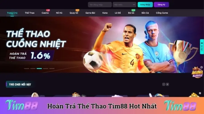 Hoàn Trả Thể Thao Tim88