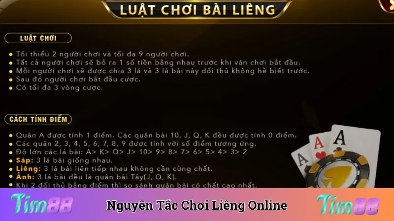 Nguyên tắc tham gia cách chơi liêng online cụ thể nhất