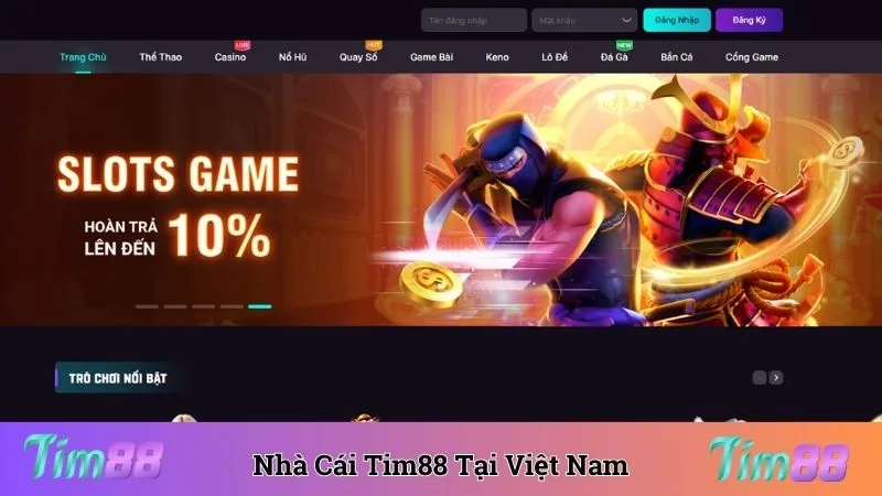 Nhà cái Tim88 hoạt động uy tín hàng đầu ở Việt Nam