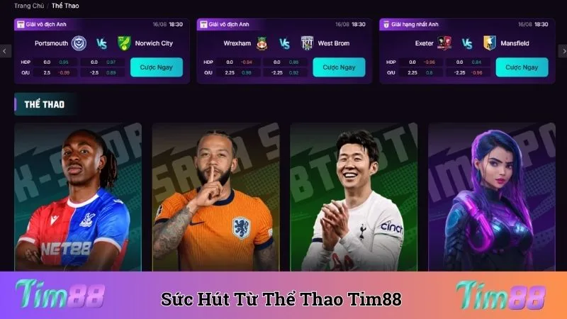 Giải mã sức hút đến từ thể thao Tim88 uy tín