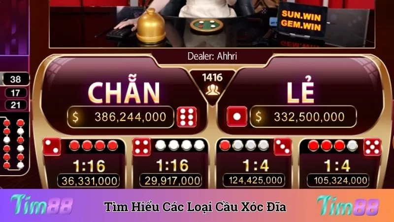 Tìm hiểu các loại cầu xóc đĩa dễ dàng thắng nhất