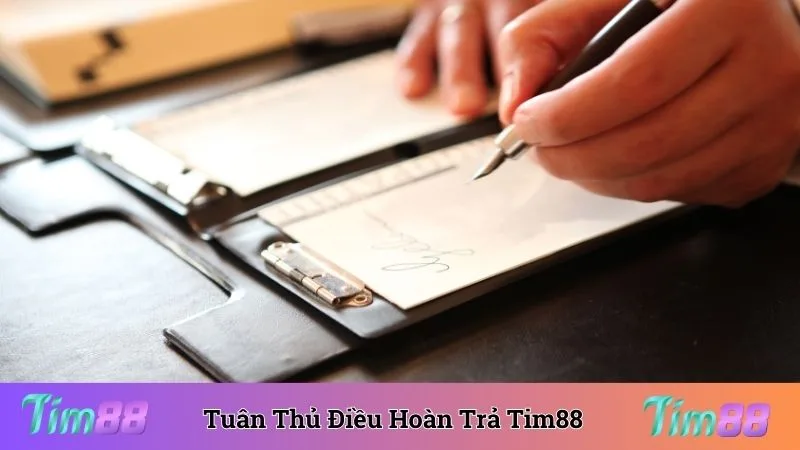 Tuân thủ điều khoản nhận khuyến mãi hoàn trả live casino Tim88